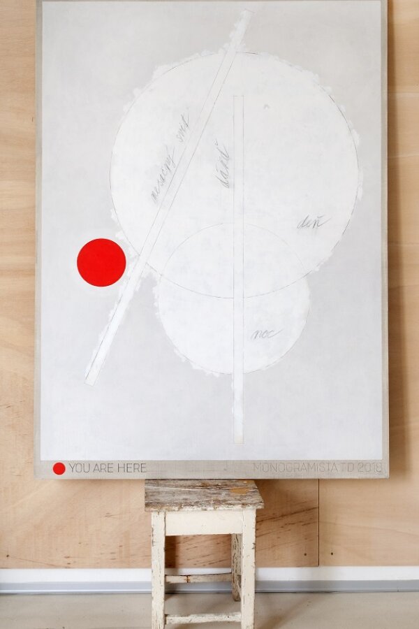 Z cyklu You are here, 2018,foto: M. Dvořáková